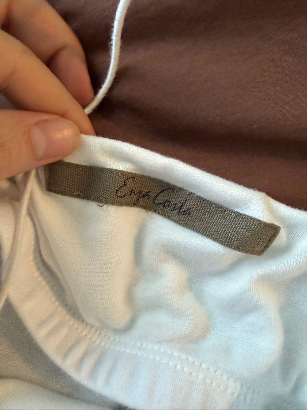 Enza Costa essential strappy tank in white - Picture 4 of 4